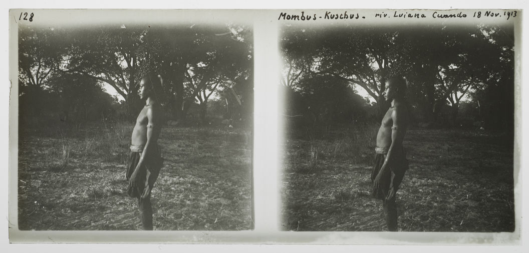 Mambus-Kushus, rivière Luiana Cuando, 18 novembre 1913 [homme de profil]