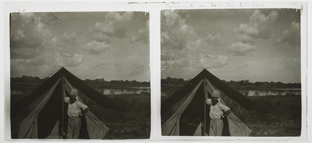 Campement au bord du Zambèze