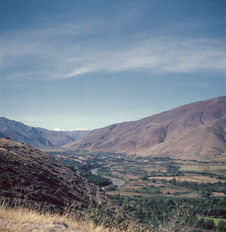 Vallée descendant vers Huanaco
