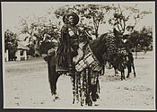 Chef supérieur à cheval, Kandi, Dahomey