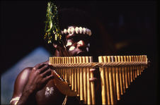 Musicien de l'île de Malaita