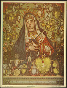 409. Mater Dolorosa. Dolorosa con joyas