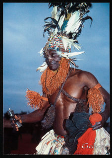 Au Gabon...Danseur Punu de la Nyanga