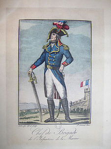 Chef de brigade de l'Infanterie de marine, 1792