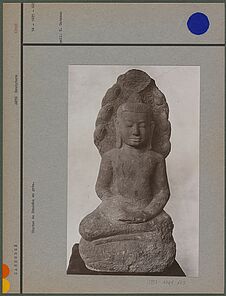 Statue de Bouddha en grès
