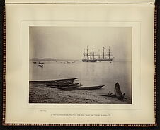 View from Dinner Island, China Strait, H.M. Ships "Nelson" and…