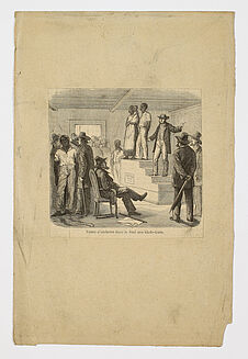 Vente d'esclaves dans le Sud des Etats-Unis