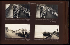 Les chenilles sur la jetée-promenade