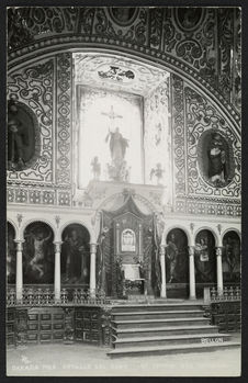 Oaxaca, detalle del coro int. templo Sto Domingo