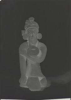 Figurine Maya en céramique, Musée de Campèche