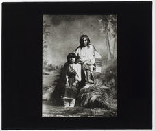Indien Pueblo et sa fille