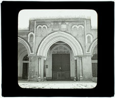 Jérusalem. Mosquée al Aksa, la porte