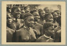 Afrique équatoriale Française. Oubangui-Chari. Types de femmes