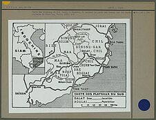 Carte des plateaux du sud