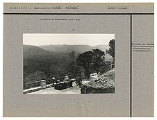La falaise de N'Gaoundéré, vers 1925
