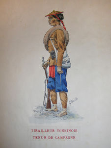 Tirailleur tonkinois en tenue de campagne