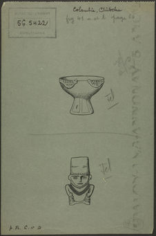 Fig. 41 a et b. Colombie, Chibcha