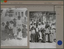 Groupe d'enfants tziganes à Bucarest en 1900