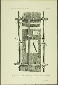 Société des Américanistes de Paris. 1914. Planche II [métier à tisser]