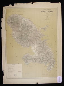Carte générale de la Martinique