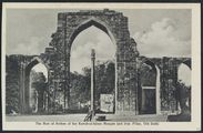 The Row of Arches of the Kuwat-ul-Islam Mosque and Iron Pillar