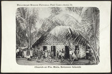 Church at Fiu, Mala, Solomon Islands.