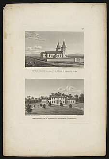 Nouvelle-Hollande : Port-Jackson. Vue de l'Eglise de Paramatta en 1819.…
