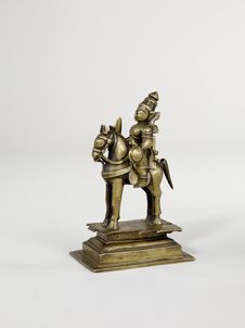 Statuette du dieu cavalier (Khandoba)