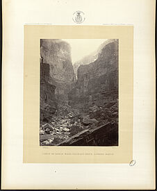 Cañon of Kanab Wash, Colorado River, looking North
