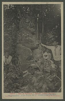 Tahiti - Dieu de Rimatara - Fétiche Tahïtien (Rurutu)