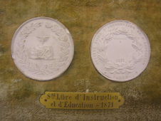 Médaille - Société libre d'instruction et d'éducation 1871 (revers)