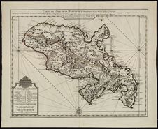 Carte de l'isle de la Martinique, 1789