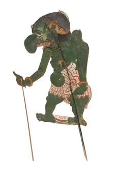 Figure de wayang kulit : Mendung Kapitu Rayat raja Alenka