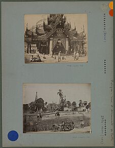 Entrée du grand temple de Rangoon