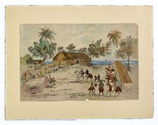 Promenade militaire autour de Papeete, 1861. Vairao