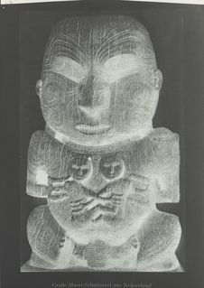 Grande sculpture maori