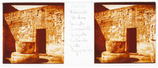 Medinet Habou. Temple Ramsès III. Chapelle latérale salle hypostyle