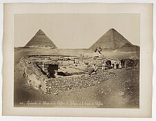 105. Pyramides de Chéops et de Cheffren, le Sphinx et le temple de Cheffren