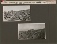 En 1927 : ruines des murs [Cerro de Tlaloc]
