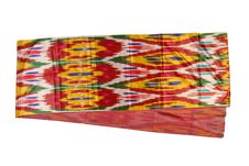 Coupon de tissu : ikat de soie