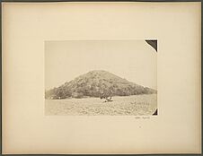 La pyramide du soleil côté est, Teotihuacan