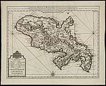 Carte de l'isle de la Martinique, 1789