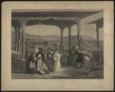 Un bazar d'esclaves à Alger