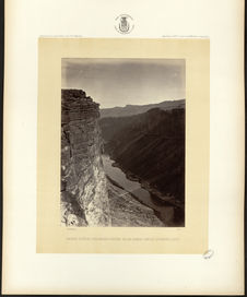 Grand Cañon, Colorado River, near Paria Creek, looking East