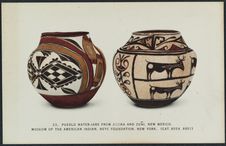 Pueblo water-jars from Acoma and Zuñi, New Mexico
