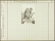 Dahomey. Jeune femme aux dents taillées en pointe, à Parahoué