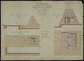 Pyramide du Camp fortifié de Cuta près Zapotitlan de las Salinas [dessins]