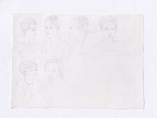 Croquis de portraits. Metis Francais Mortlocks