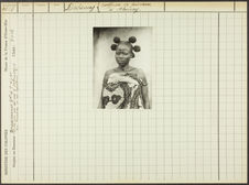 Dahomey. Coiffure de princesse à Abomey