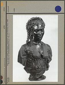 Buste en bronze exécuté par Cordier, face